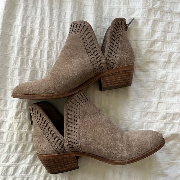 Vince Camuto- Suede Booties - Picture 3 of 7